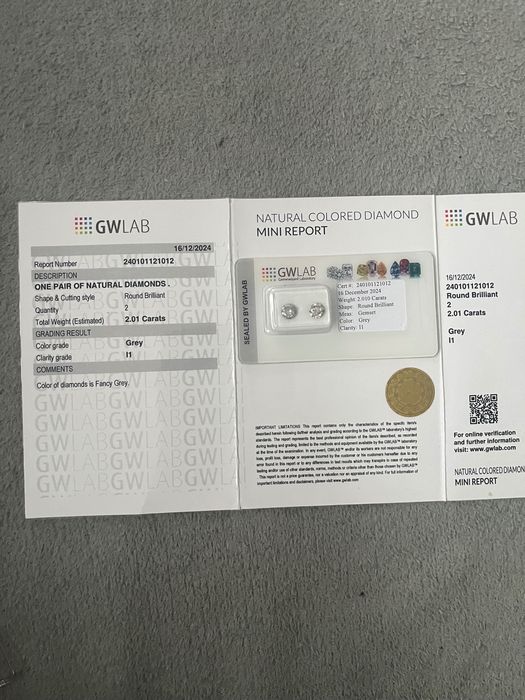 Diamante 2.01 carate