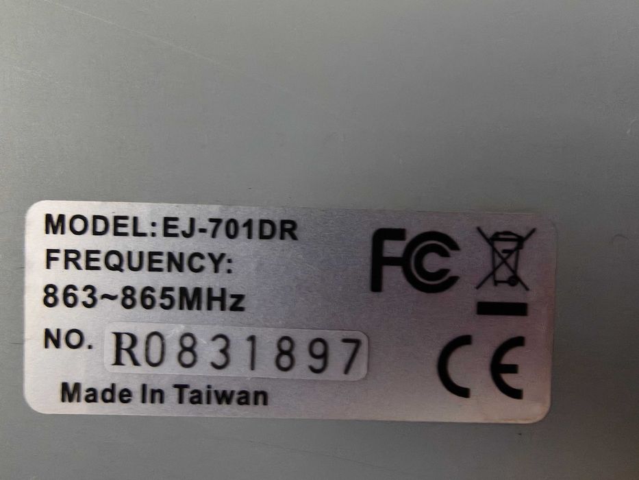 Receiver microfon wireless Univox EJ‑701DR (Okayo) antene 864 MHz