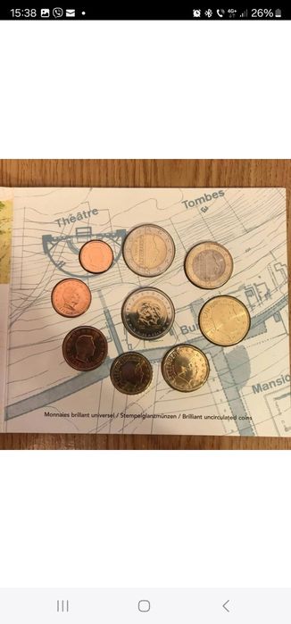 Set monede Euro Luxembourg calitate BU 2005