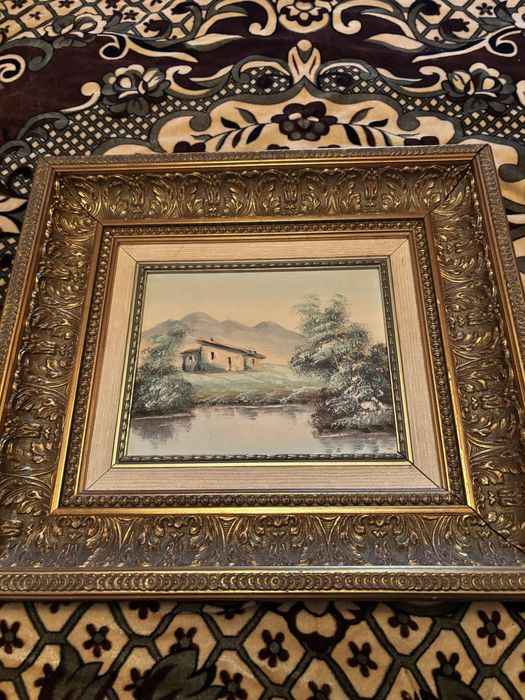 Tablou cu pintura pe panza