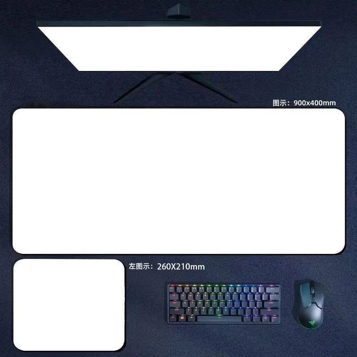 Большой игровой коврик для мыши 90x40 см (Desk Mat, XXL)