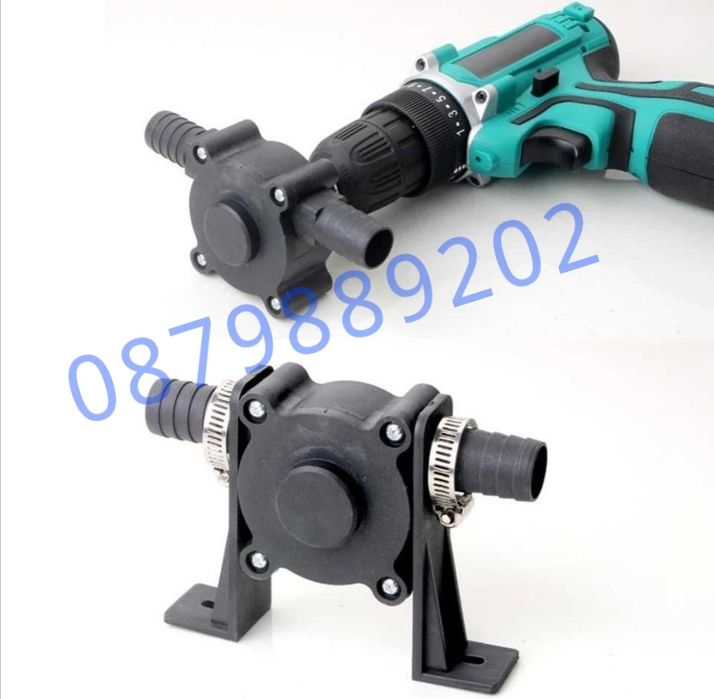 Помпа за течност за бормашина/винтоверт, 450 л/ч	
Максимал