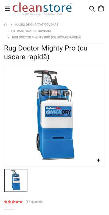RugDoctor Pro mașină de spălat covoare
