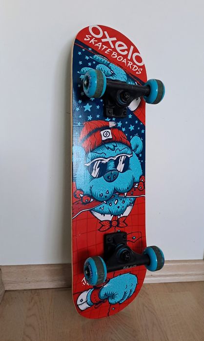 Skateboard Oxelo Play 3 Bear Blue