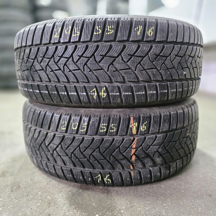 2x 205/55/16 M+S DUNLOP Stare excelenta