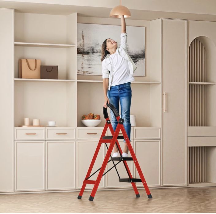 Scara Aluminiu 2 3 4 5 trepte Pliabila antiderapanta max 150kg