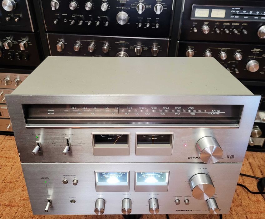 PIONEER SA-506 + PIONEER TX-606 set Hi-Fi vintage *1978