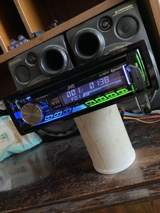 JVC KD-R961BT- НАЙ ВИСОК КЛАС 4.8V!! -USB Bluetooth CD mp3 плеър за кола авто радио сд