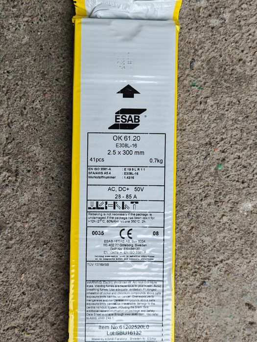 Сварочные электроды для нержавейки