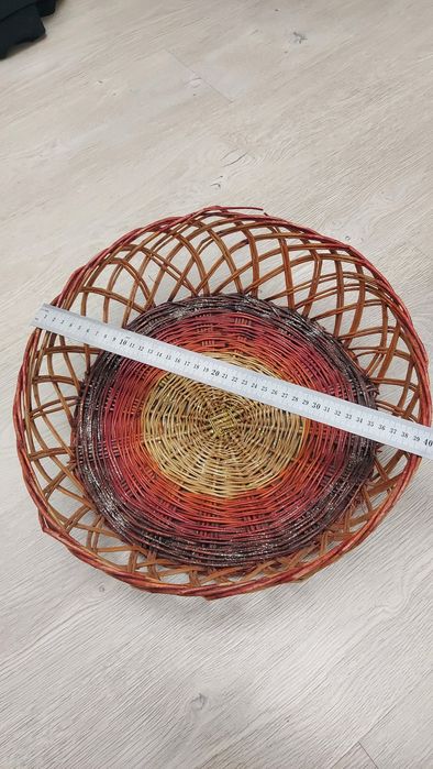 большие плетеные корзины