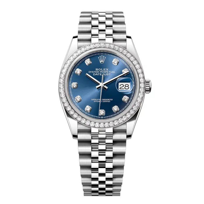 NEW Rolex Datejust 36mm Steel and White Gold 126284rbr