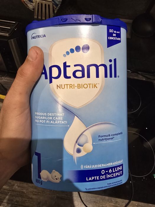 Lapte praf Aptamil Nutri-Biotik 1 Nutri Biotik 0-6luni 800g