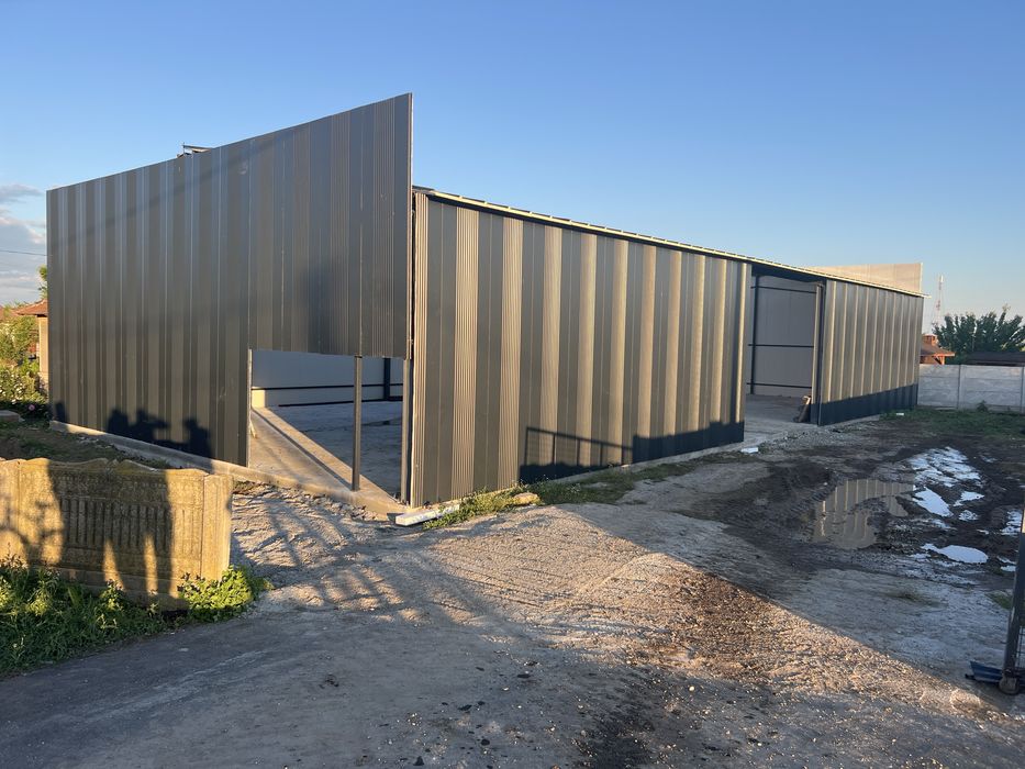 Vand hala metalica de 13 m x26 m x4 m din profil ipe de 200