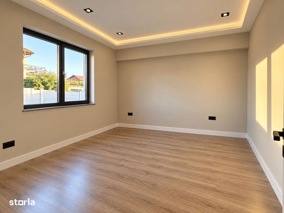 Casa individuală, 4 camere, 2 grupuri sanitare, camera tehnică, terasa