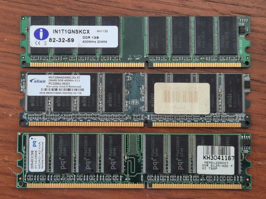 Memorii RAM desktop si laptop - ddr1, ddr2, ddr3
