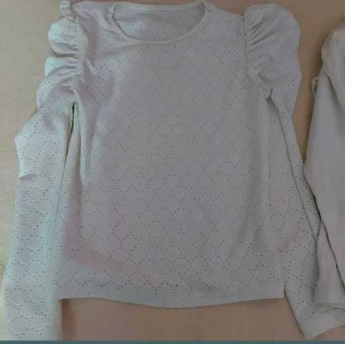 Bluzeset școală albe 134