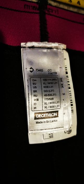 Colanti termici Wedze Decathlon freshwarm noi mar. L XL