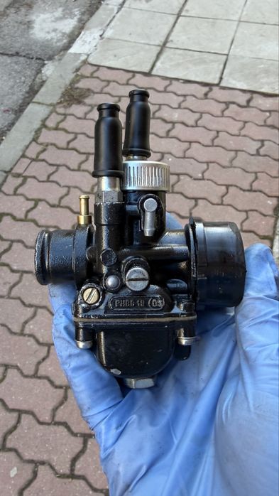 Карбуратор -DELLORTO- 19mm PHBG Racing (за ръчен смукач), връзка=23mm