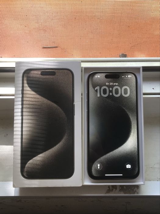 Айфон 15 про цвет титан