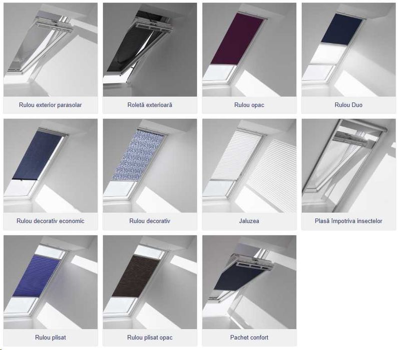 Ferestre de mansarda VELUX, rulouri, rolete, plase, Montaj | Garantie
