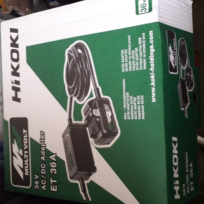 Hikoki ET36A alimentator la 220V pentru scule cu acumulator de 36V