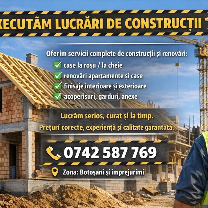 Executam lucrări de amenajări interioare exterioare