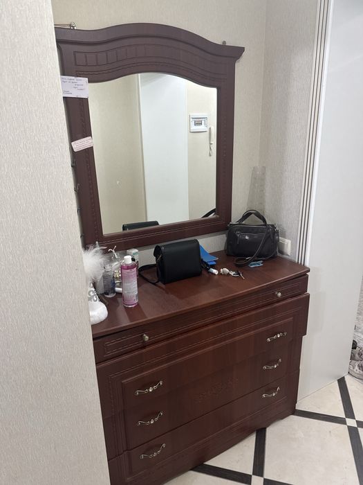 Гарнитур спальный, шкаф комод тумбочки тремо