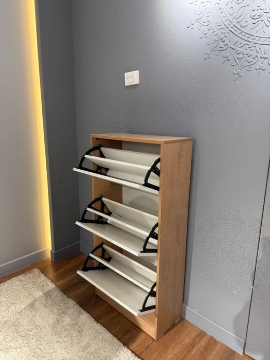 Обувница шкаф комбинированный