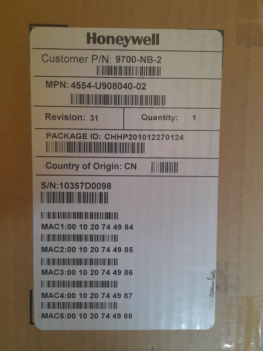 Мобилни терминали за зареждане на поставка Honeywell Dolphin