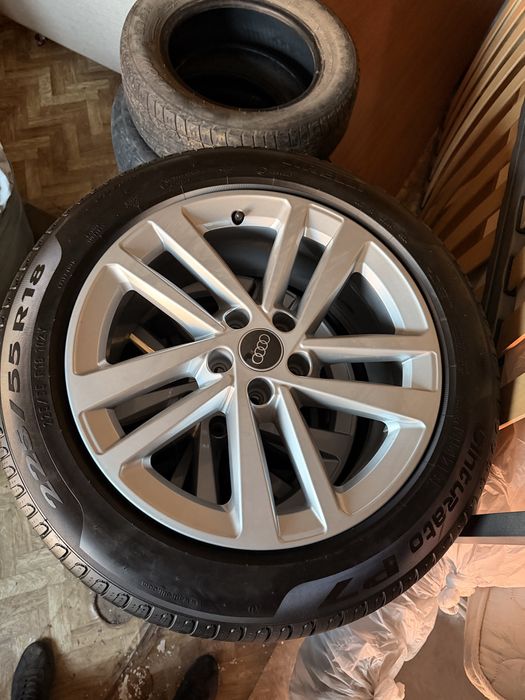 Оригинальные диски Audi + шины Pirelli R18