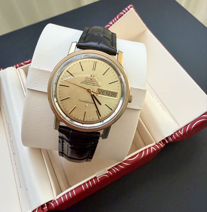Ceas OMEGA Constellation Automatic Chronometer , Cadran Aur 18k