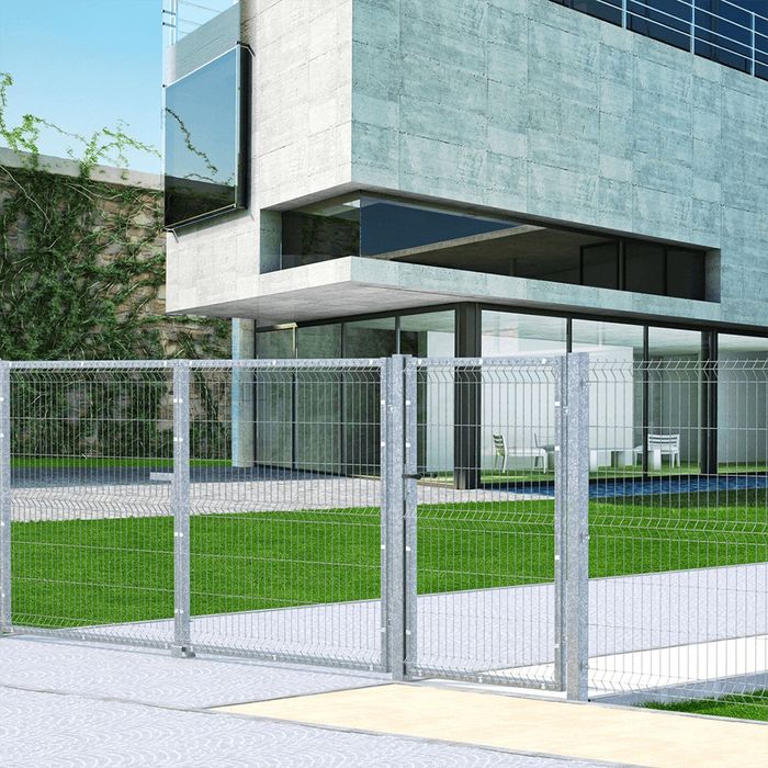 Construim garduri din plasă bordurata și porți auto din metal