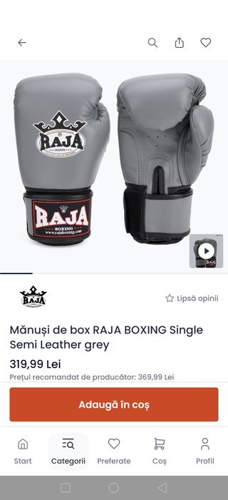 Mănuși box RAJA 12oz