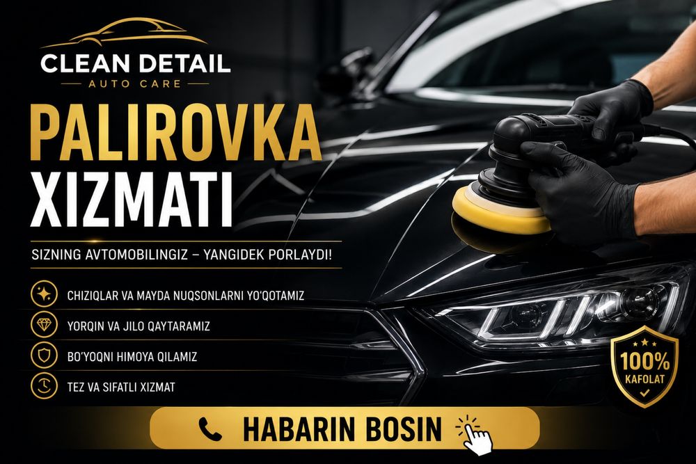 Professiyonal avto Himchistka va deteling xizmatlari
