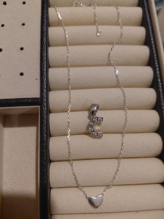 Сребърни синджирчета +висулка