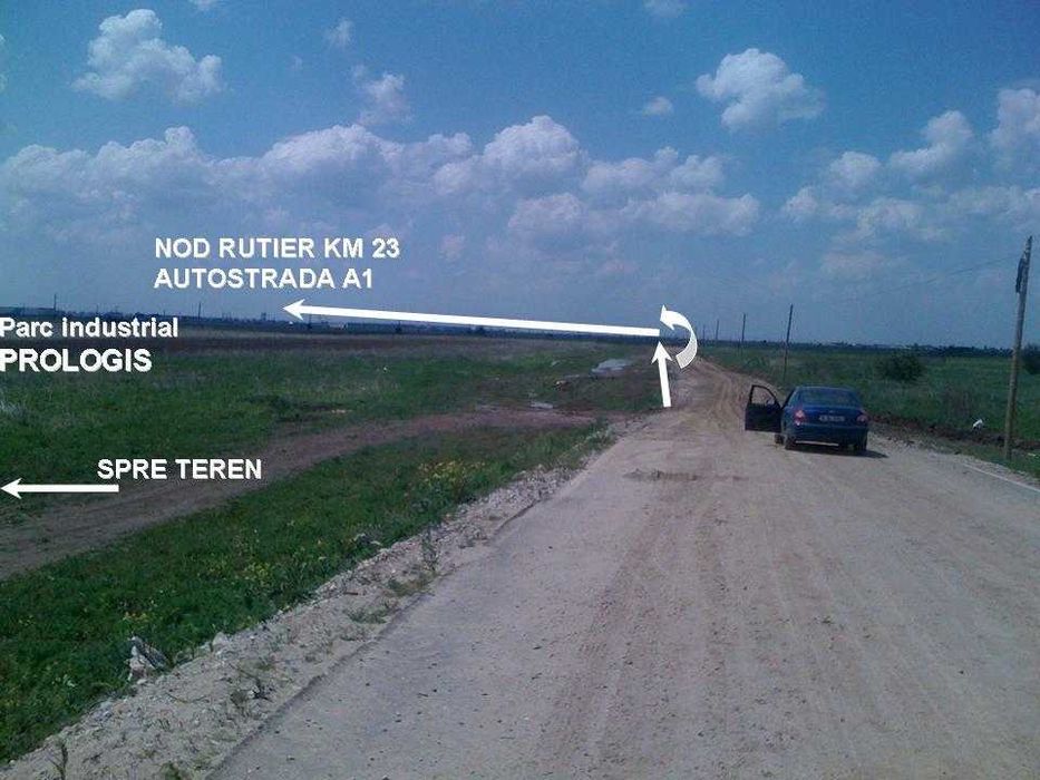 Teren industrial A1 Km 23. Joita intravilan. 5000mp