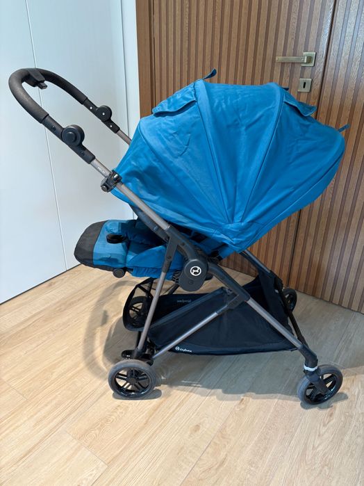 Бебешка количка, кош и столче Cybex Melio 2021 River Blue