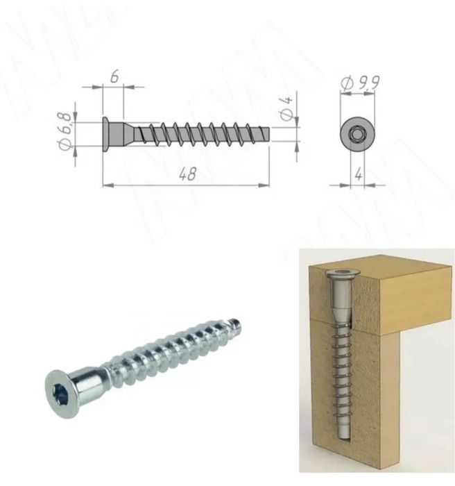 Саморезы по мебели и металлу