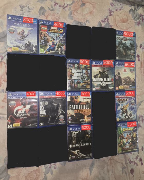 Диски для ps4 в отличном состоянии.