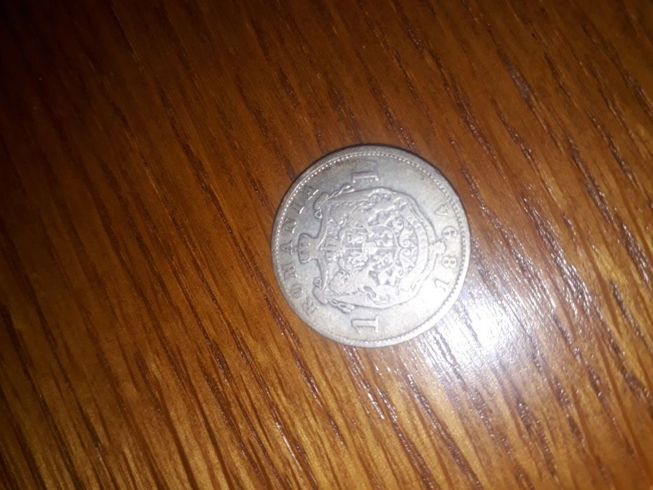 Moneda Argint 1Leu 1894 ,orig