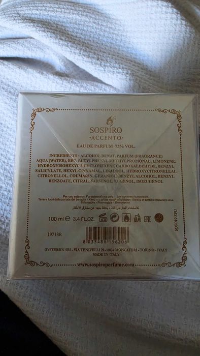 Parfum unisex Sospiro Accento 100ml EDP
