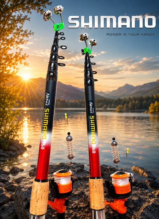 Удочка комплект "SHIMANO" для мирных рыб 199.000 сум