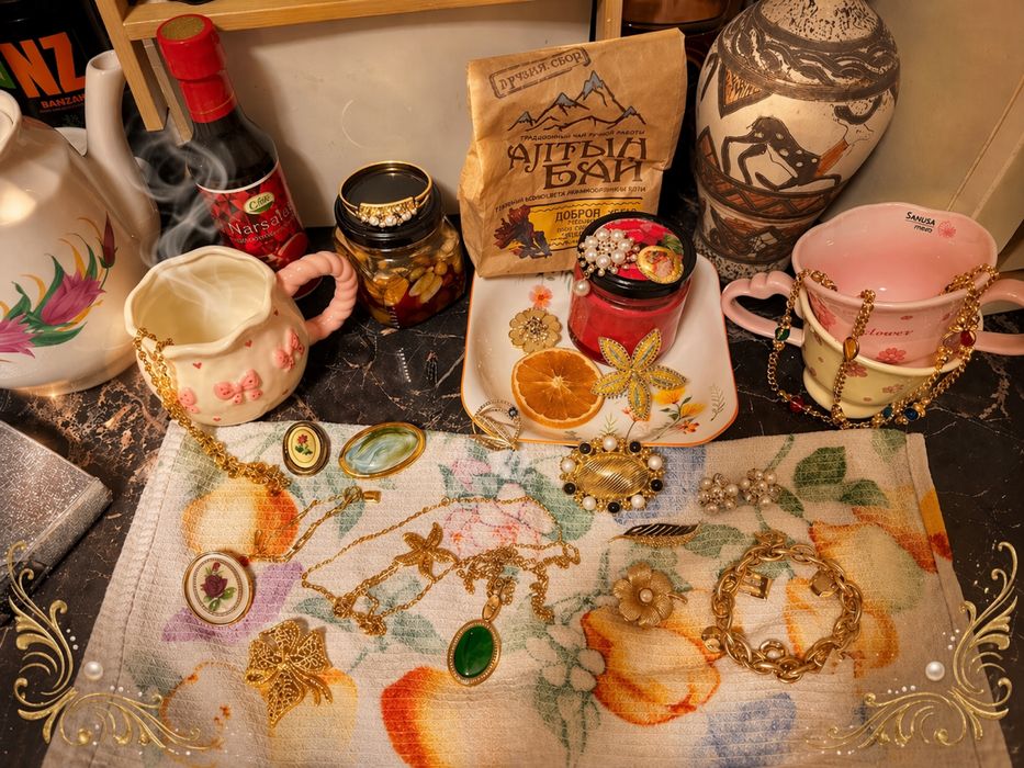 Огромный выбор винтажной бижутерии