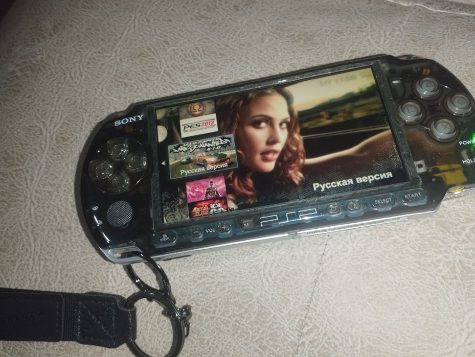 Assalom alekum Psp Sotiladi Original 3008 Model Clear Black Edition