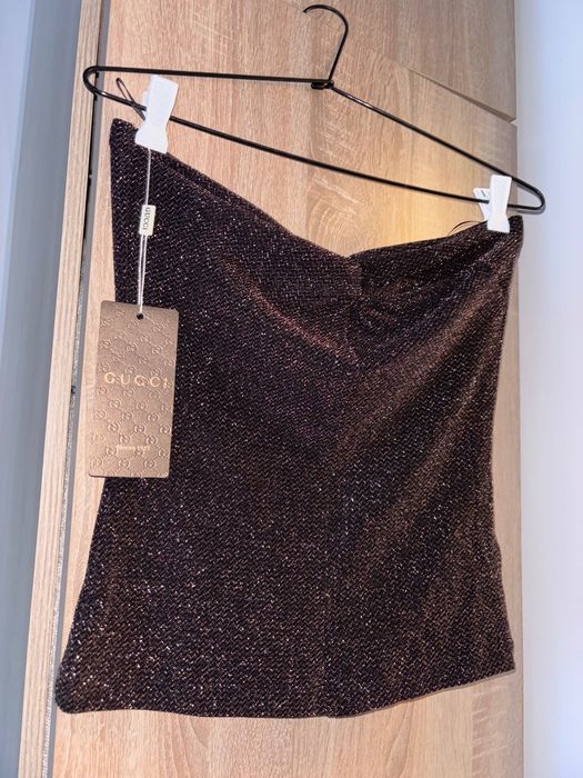Top maro slipici fin Gucci Nou