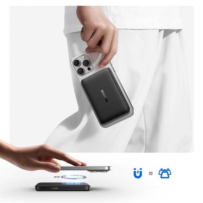 Безжична външна батерия Baseus EnerFill FM12, 10000mAh, 22.5W, запечатана