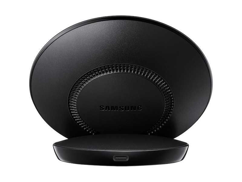 SAMSUNG Wireless Fast Charger Stand 9W, compatibil cu Galaxy si Apple