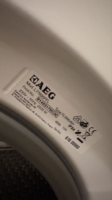 Пералня AEG 9 kg с пара + Сушилня Siemens 8 kg