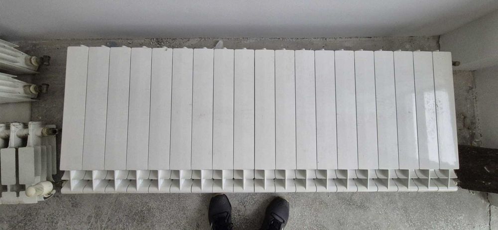 Алуминиеви радиатори / глидери – H500 и H300 (ниски). Общо 105 ребра.