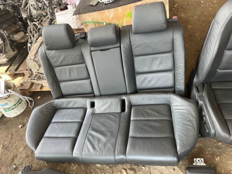 Електрически кожен салон Audi A6 4F C6 седалки Кожа Рекаро Н640